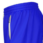 Blue White Pinstripe Shorts