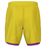 Yellow Magenta Shorts