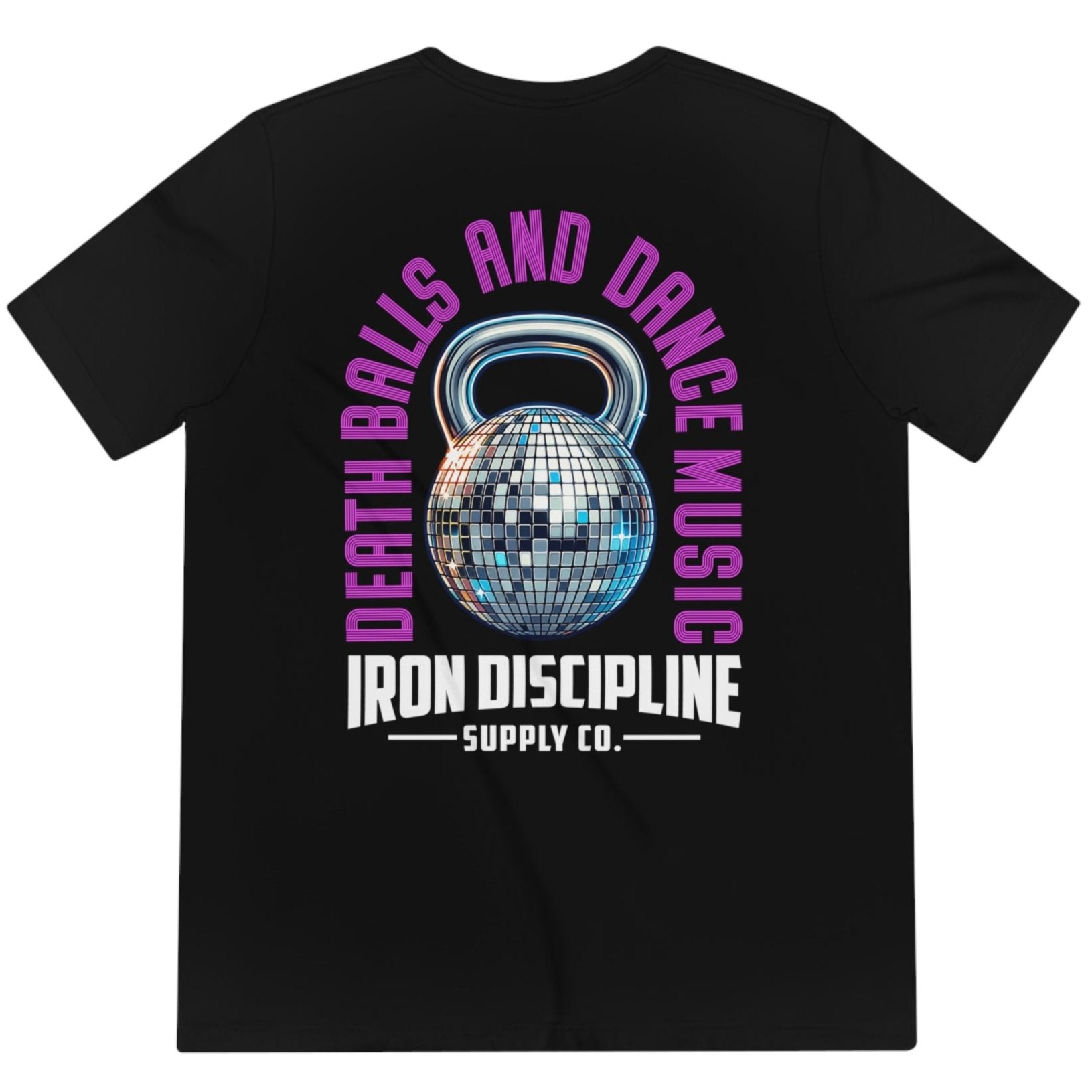 Men's Death Balls And Dance Music Disco Ball Kettlebell Triblend T-Shirt