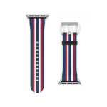 Blue Red White NATO Stripe Wristband