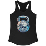 Women's Shiny Disco Ball Kettlebell Classic Tank Top
