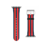 Navy Red NATO Stripe Wristband