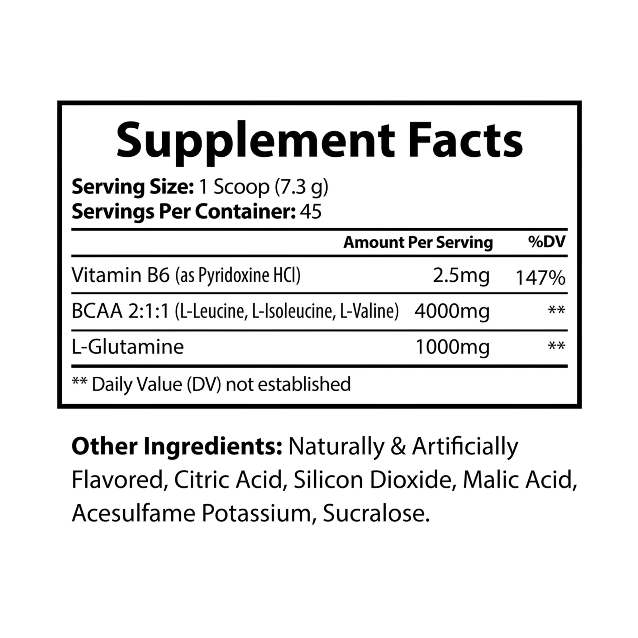 BCAA, Watermelon (325g, 11.46oz, 45 servings)