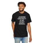 Unisex Jasmine Crockett Is My Spirit Animal Garment-Dyed T-Shirt
