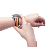 Black Tan Orange NATO Stripe Wristband