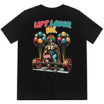 Men's Unisex Lift. Laugh. Die. Deadlifting Clown Triblend Tee
