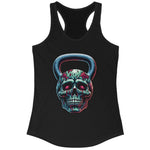 Women's Don't Wind Up As Zombie Food Kettlebell Classic Racerback Tank Top