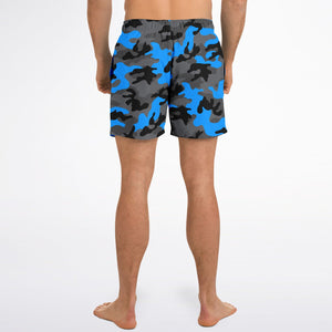 Black & Blue Camo Trunks