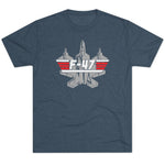 Unisex Tri-Blend F-47 Multi-Gun Finger Salute Crew T-Shirt