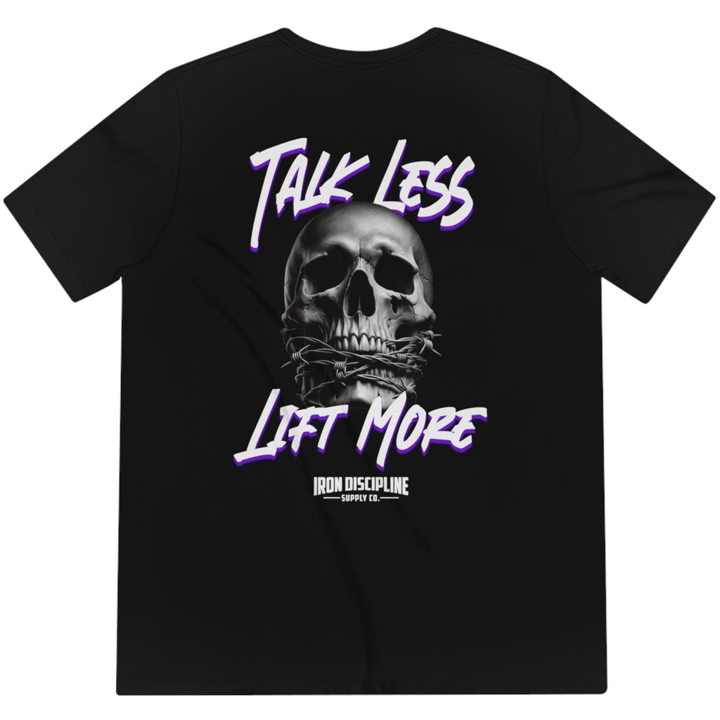 Talk Less Lift More Skull Tee