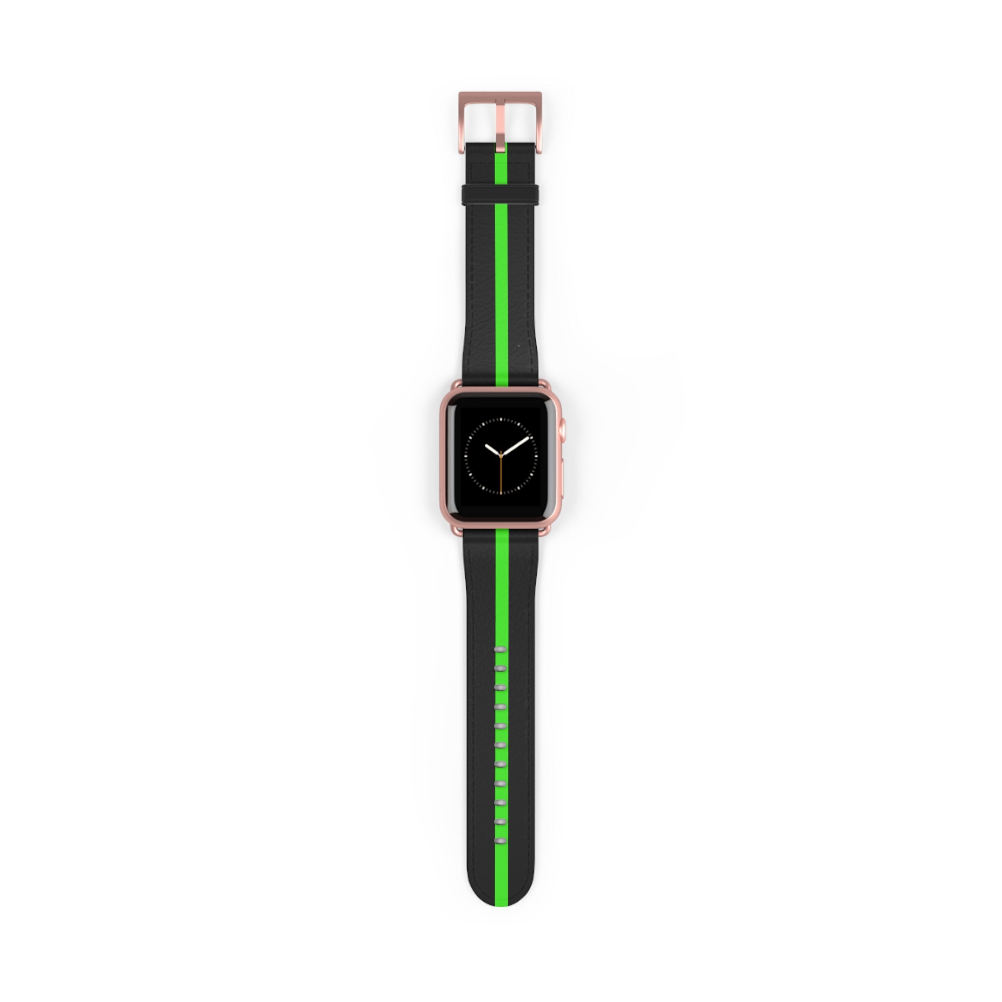 Black Green NATO Single Stripe Wristband