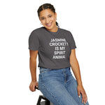 Unisex Jasmine Crockett Is My Spirit Animal Garment-Dyed T-Shirt