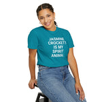 Unisex Jasmine Crockett Is My Spirit Animal Garment-Dyed T-Shirt