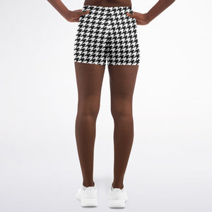 Houndstooth Plaid Shorts