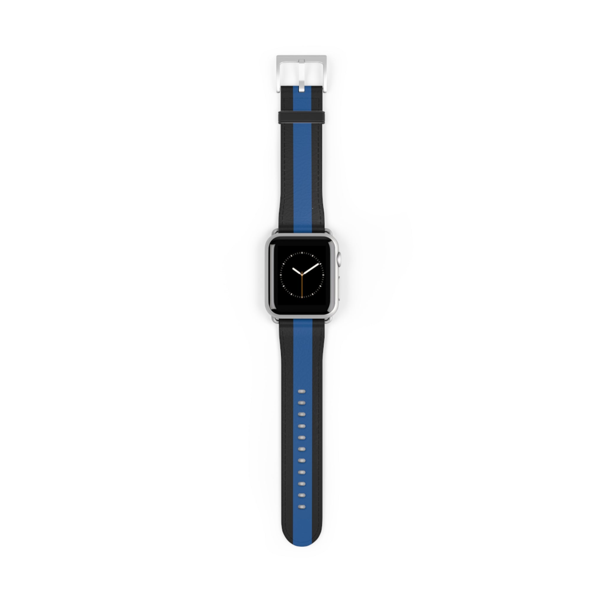 Black Blue NATO Wide Stripe Wristband