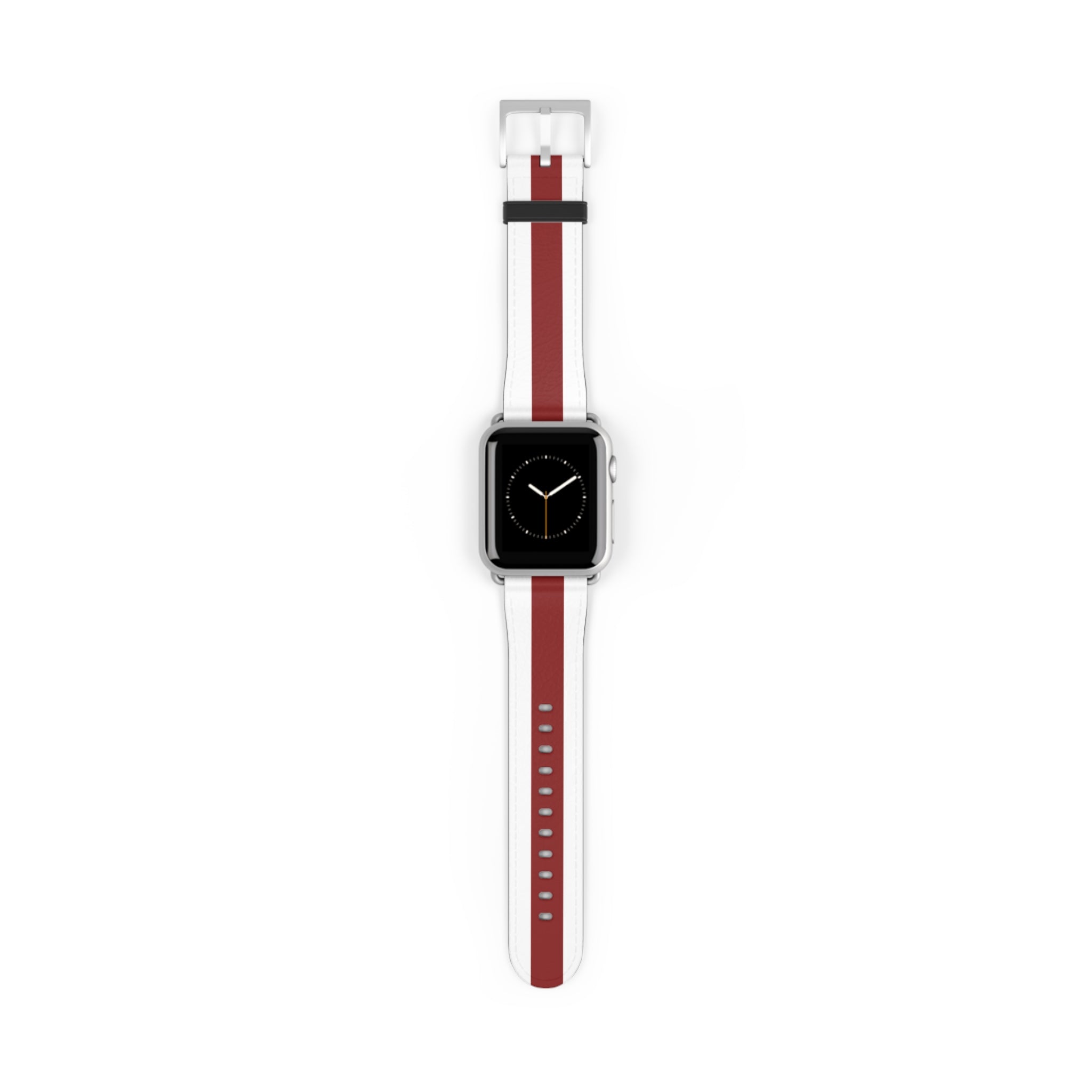 White Cardinal Red Wristband