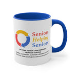 SHS Blue Colorful Accent Mugs, 11oz