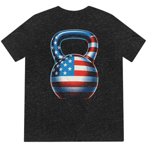 American Flag Kettlebell Tee