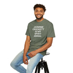 Unisex Jasmine Crockett Is My Spirit Animal Garment-Dyed T-Shirt