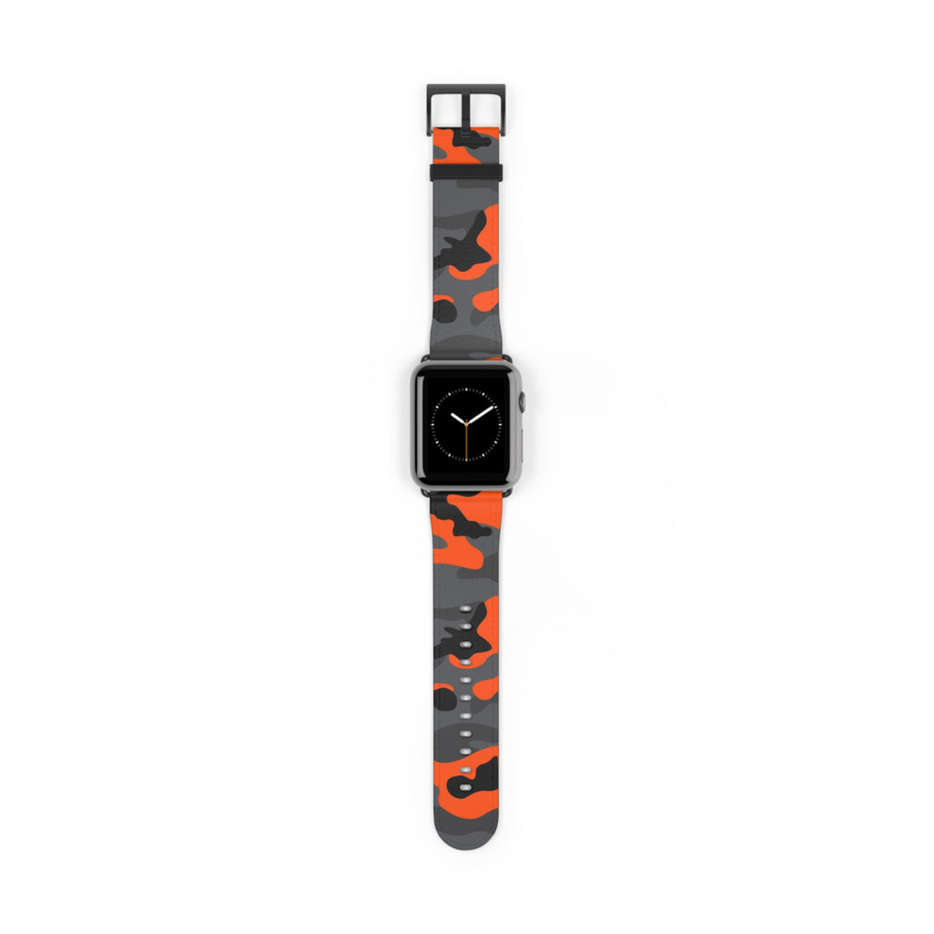 Black Orange Camo Wristband