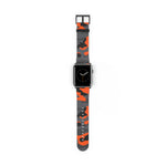 Black Orange Camo Wristband