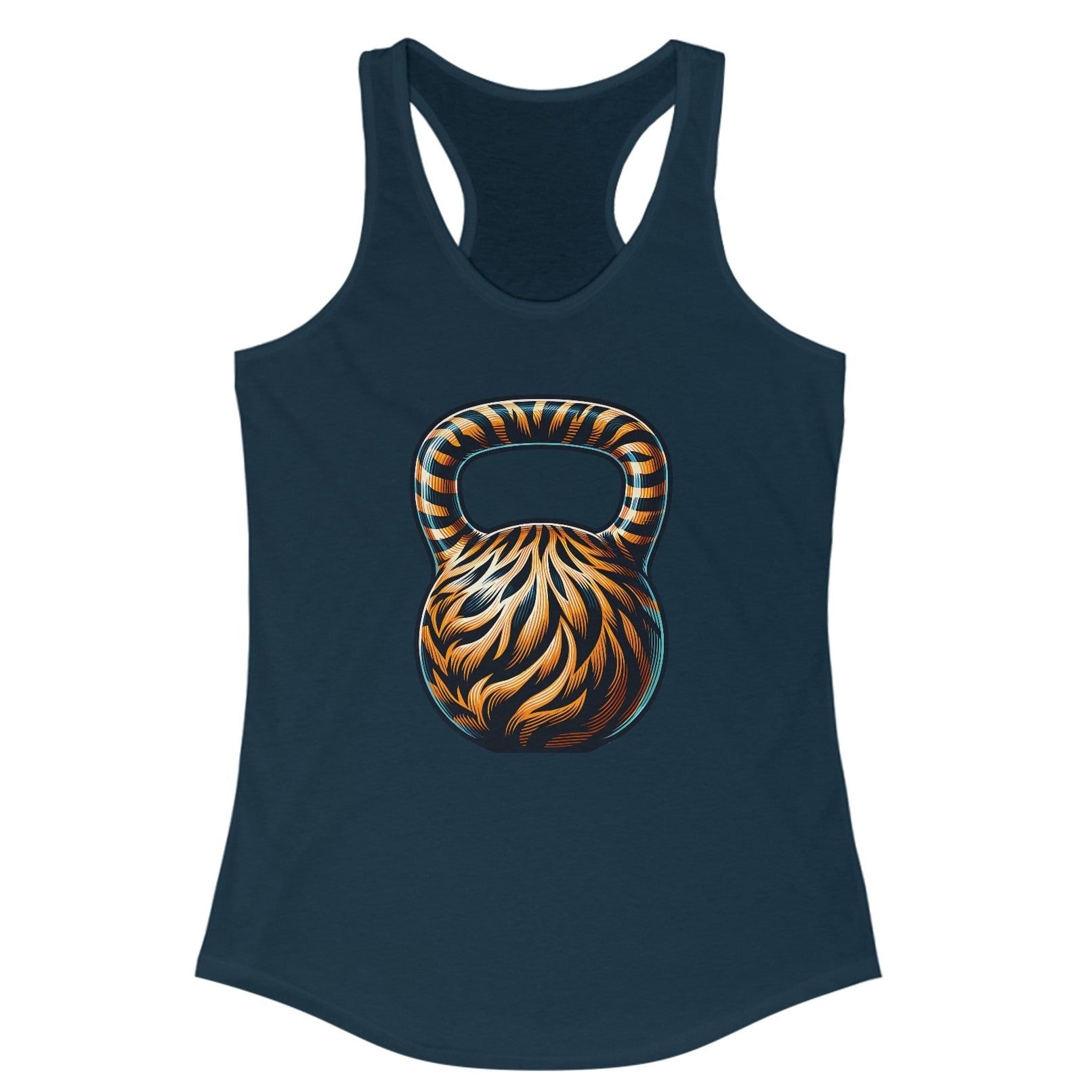 Tiger Stripes Kettlebell Classic Tank Top