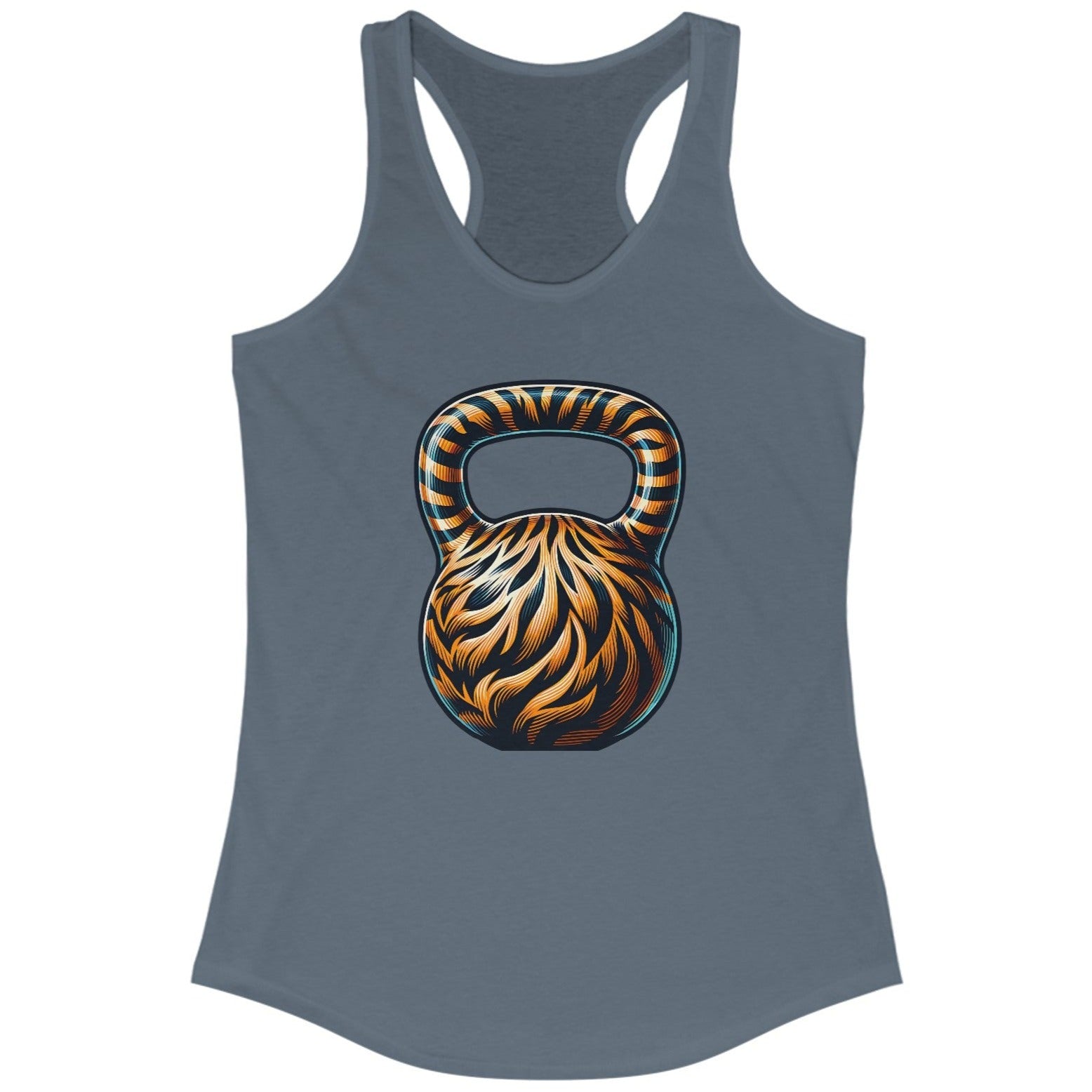 Tiger Stripes Kettlebell Classic Tank Top