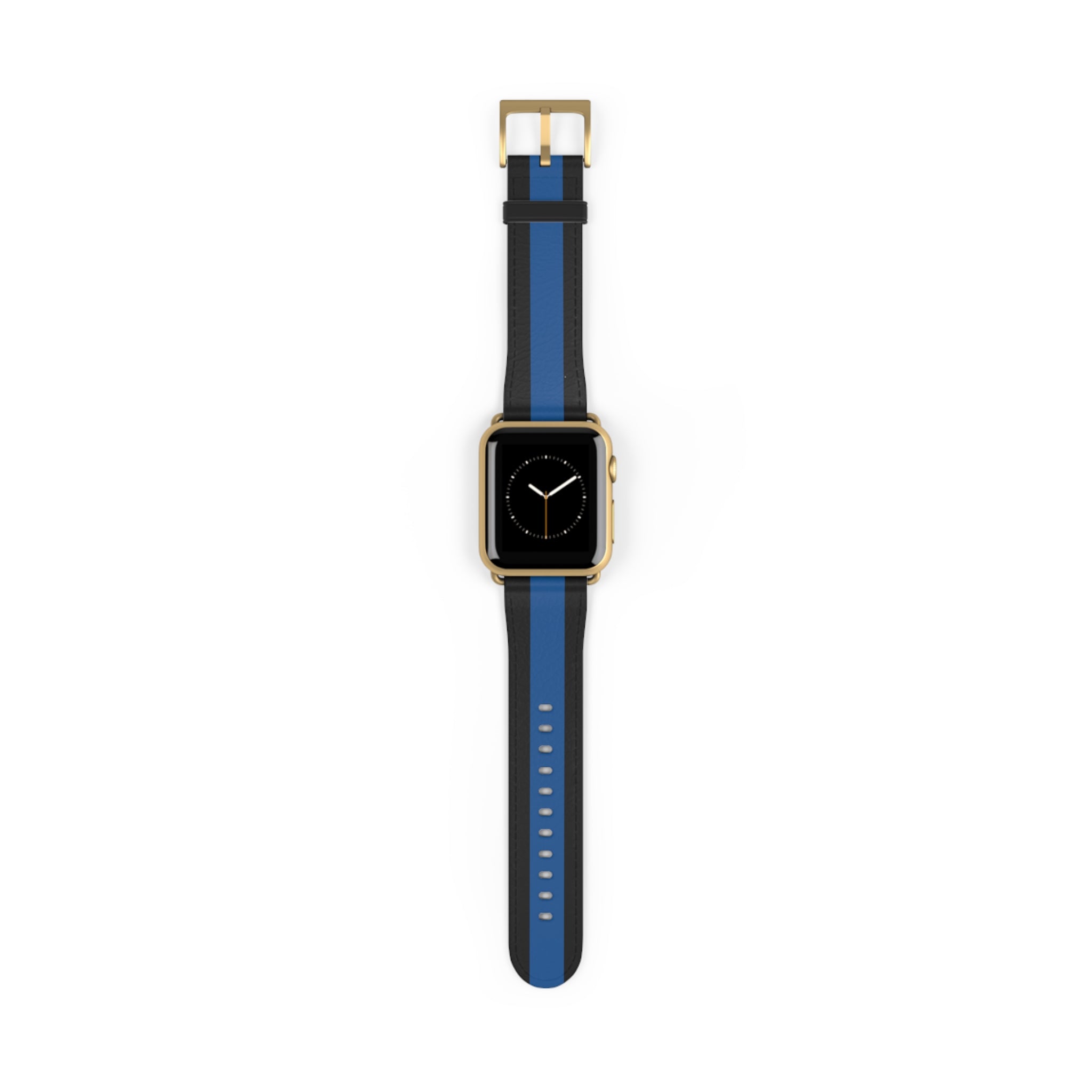 Black Blue NATO Wide Stripe Wristband