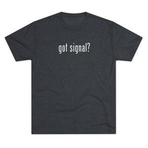 Unisex Got Signal? Houthi OpSec Chat Tri-Blend Crew Tee