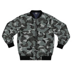 Men's Black M90 Polygon Military Camouflage Fashion Bomber Jacket
