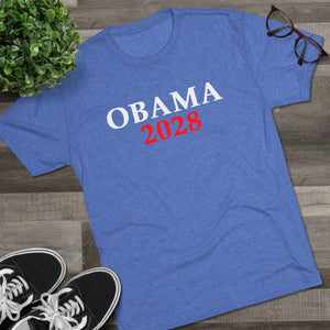 Unisex Obama 2028 Tri-Blend Crew Tee