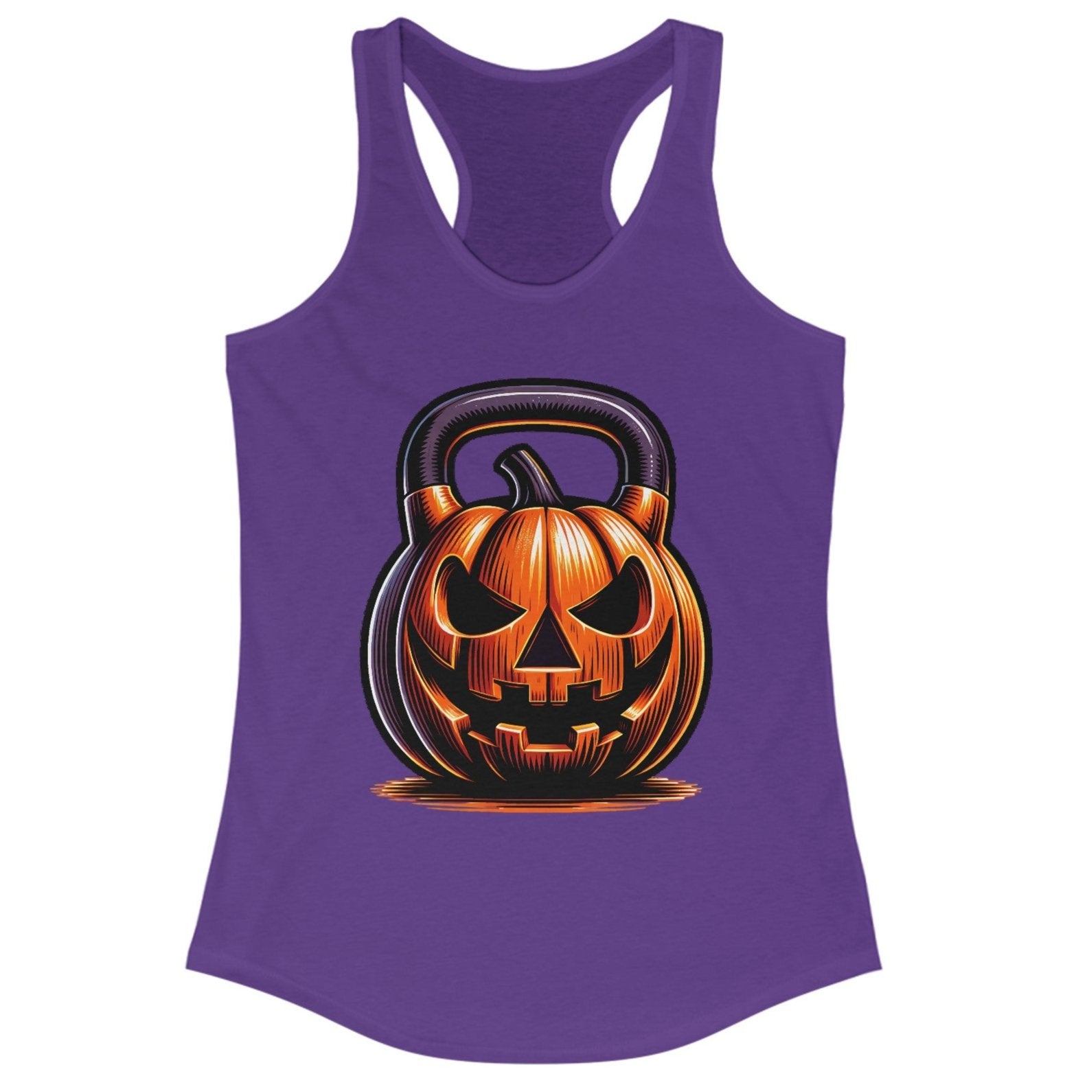 Pumpkin Iron Kettlebell Classic Tank Top