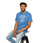 Unisex Jasmine Crockett Is My Spirit Animal Garment-Dyed T-Shirt