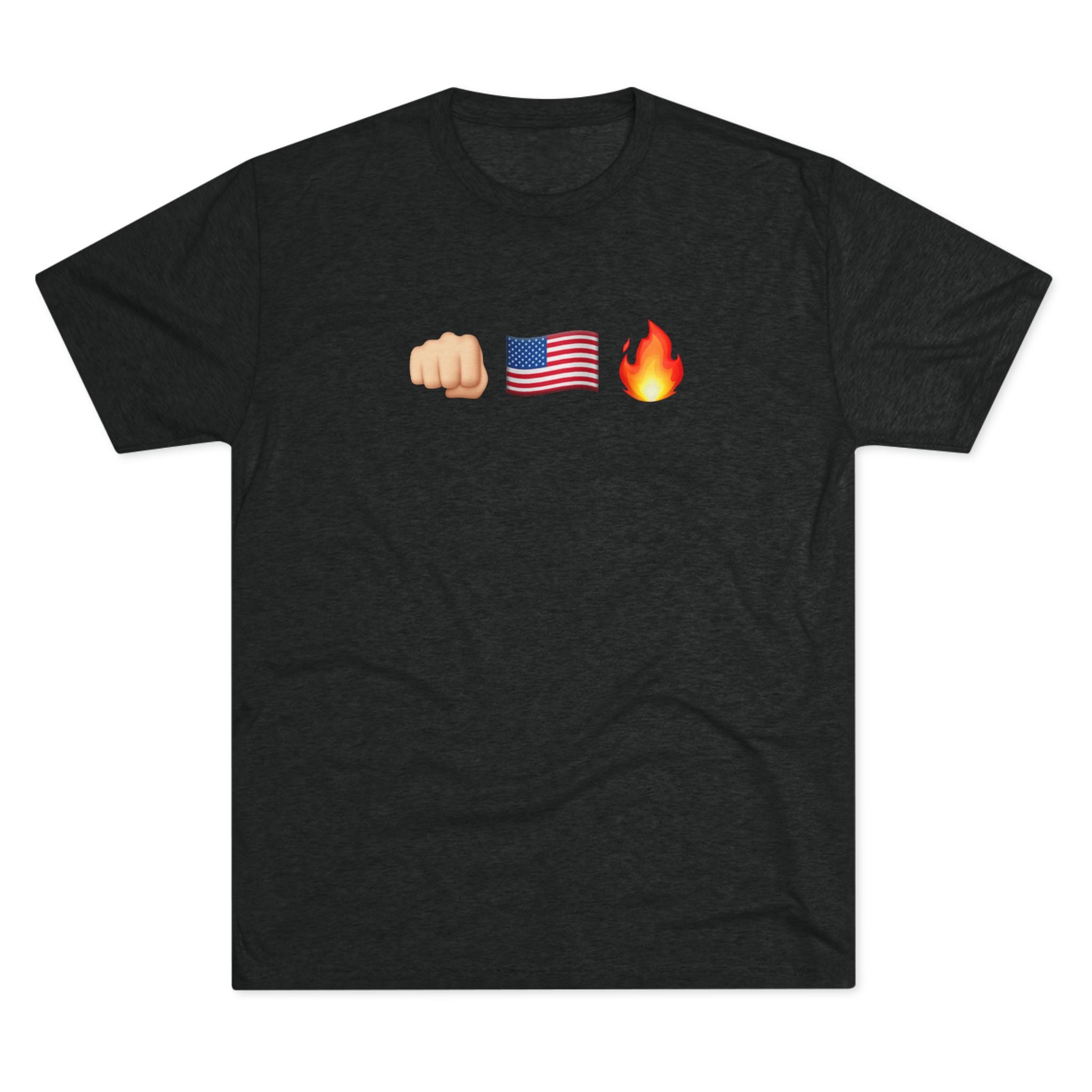 Unisex America F*ck Yeah Got Signal Houthi Tri-Blend Crew T-Shirt