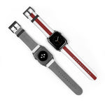 White Cardinal Red Wristband