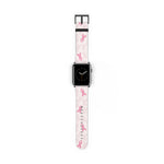 Women's Breast Cancer Awareness Pink Ribbon Apple Watch Wrist Band