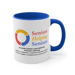 SHS Blue Colorful Accent Mugs, 11oz