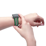 Green White Black Wristband