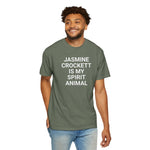 Unisex Jasmine Crockett Is My Spirit Animal Garment-Dyed T-Shirt