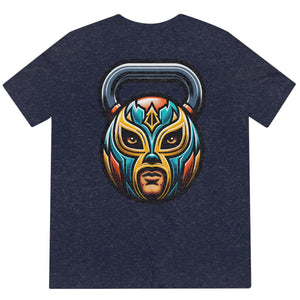 Luchador Mask Kettlebell Tee