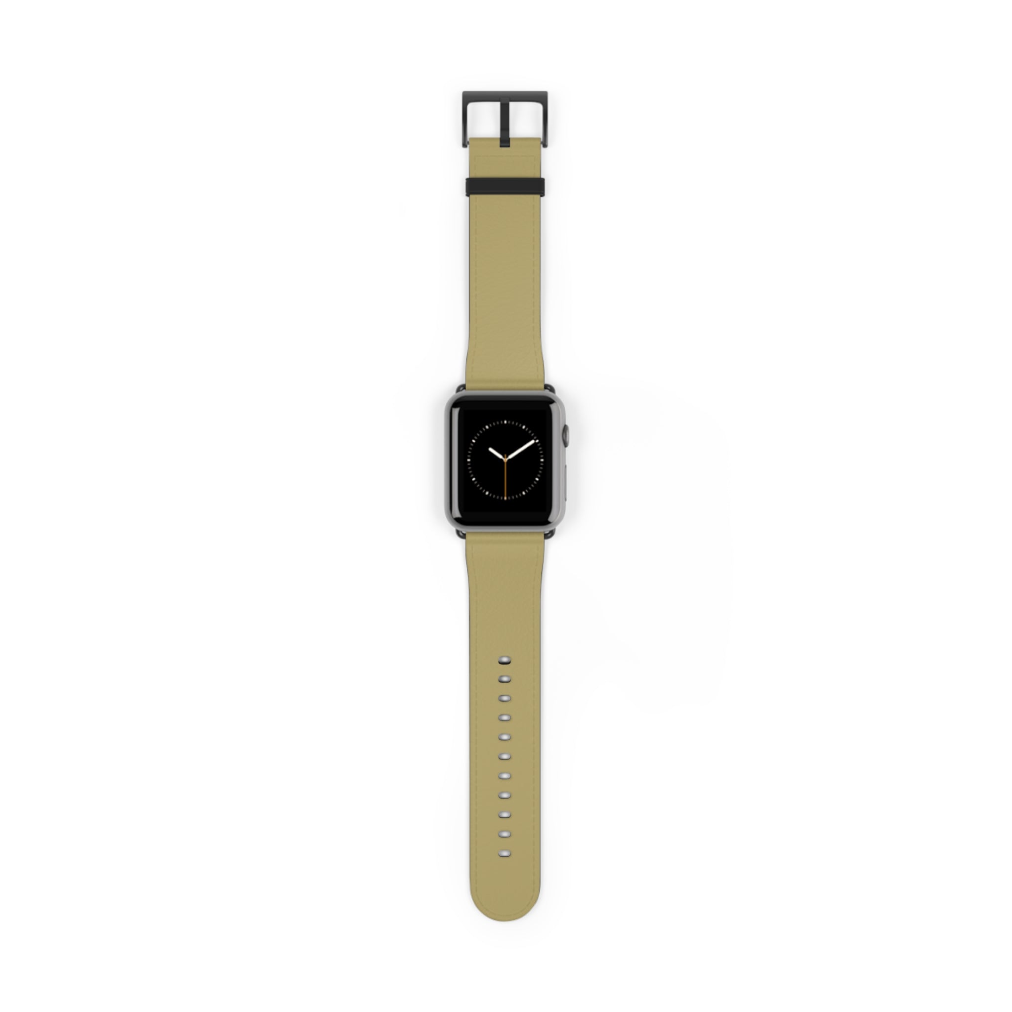 School Spirit Varsity Sports Game Day Football Old Gold Apple Watch Wrist Band