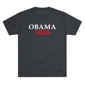 Unisex Obama 2028 Tri-Blend Crew Tee