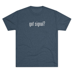 Unisex Got Signal? Houthi OpSec Chat Tri-Blend Crew Tee