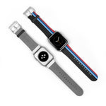 Blue Red Racing Stripe Wristband