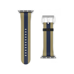 Gold Navy Blue Wristband