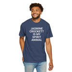 Unisex Jasmine Crockett Is My Spirit Animal Garment-Dyed T-Shirt