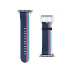 Blue Red Racing Stripe Wristband