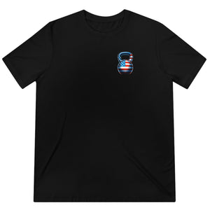 American Flag Kettlebell Tee