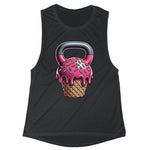 Ice Cream Kettlebell Scoop Tank Top