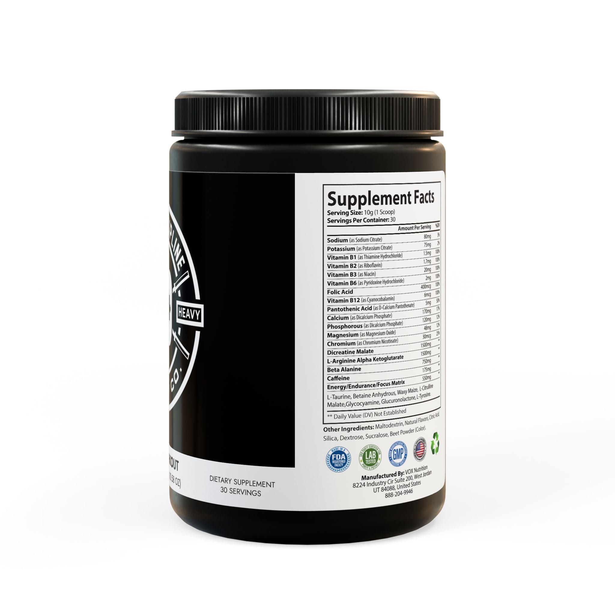Pre-Workout, Watermelon (300g, 10.58oz)